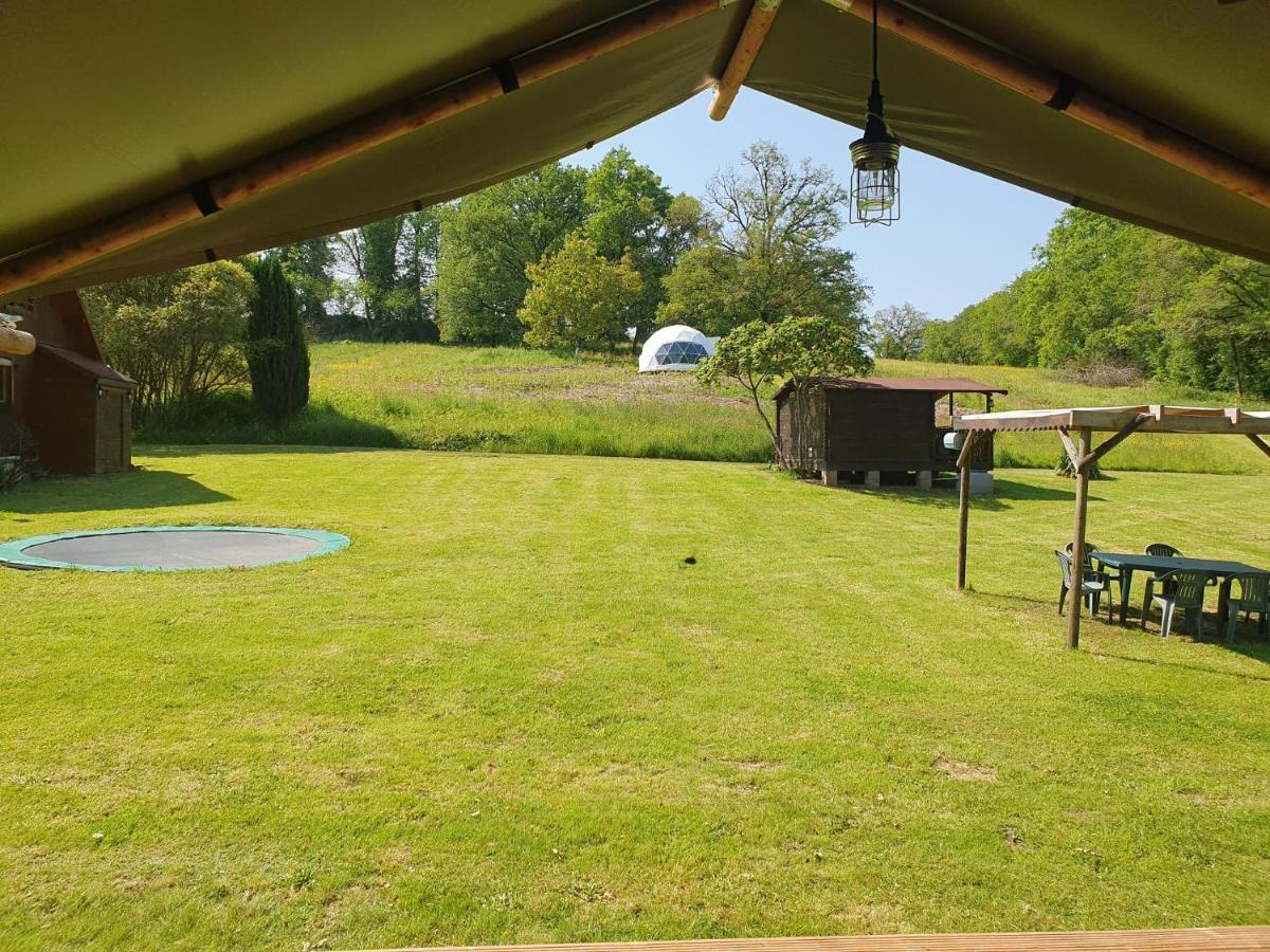 Saulgond Luxury Safari Tents At Moulin Du Pommier Glamping & Camping מראה חיצוני תמונה